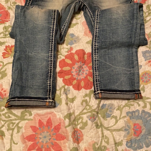 Rock Revival PECOLA 🪬🧿🔮straight leg size 25🌀FULL BLING♨️ - Picture 7 of 8